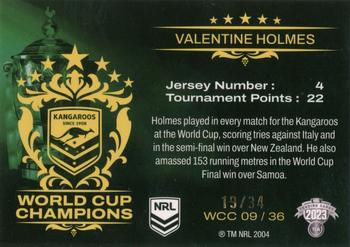 2023 NRL Traders Elite - World Cup Champions Priority #WCC09 Valentine Holmes Back